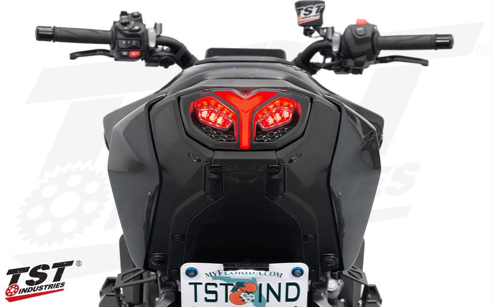 TST PROGRAMMABLE AND SEQUENTIAL LED INTEGRATED TAIL LIGHT FOR YAMAHA MT-09 V4 2024+